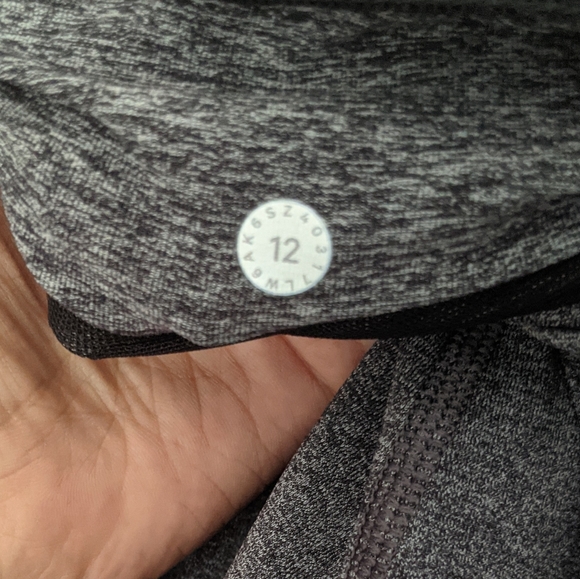 Lululemon Speed Up Crop 21" Heathered Black 12 - Picture 16 of 16
